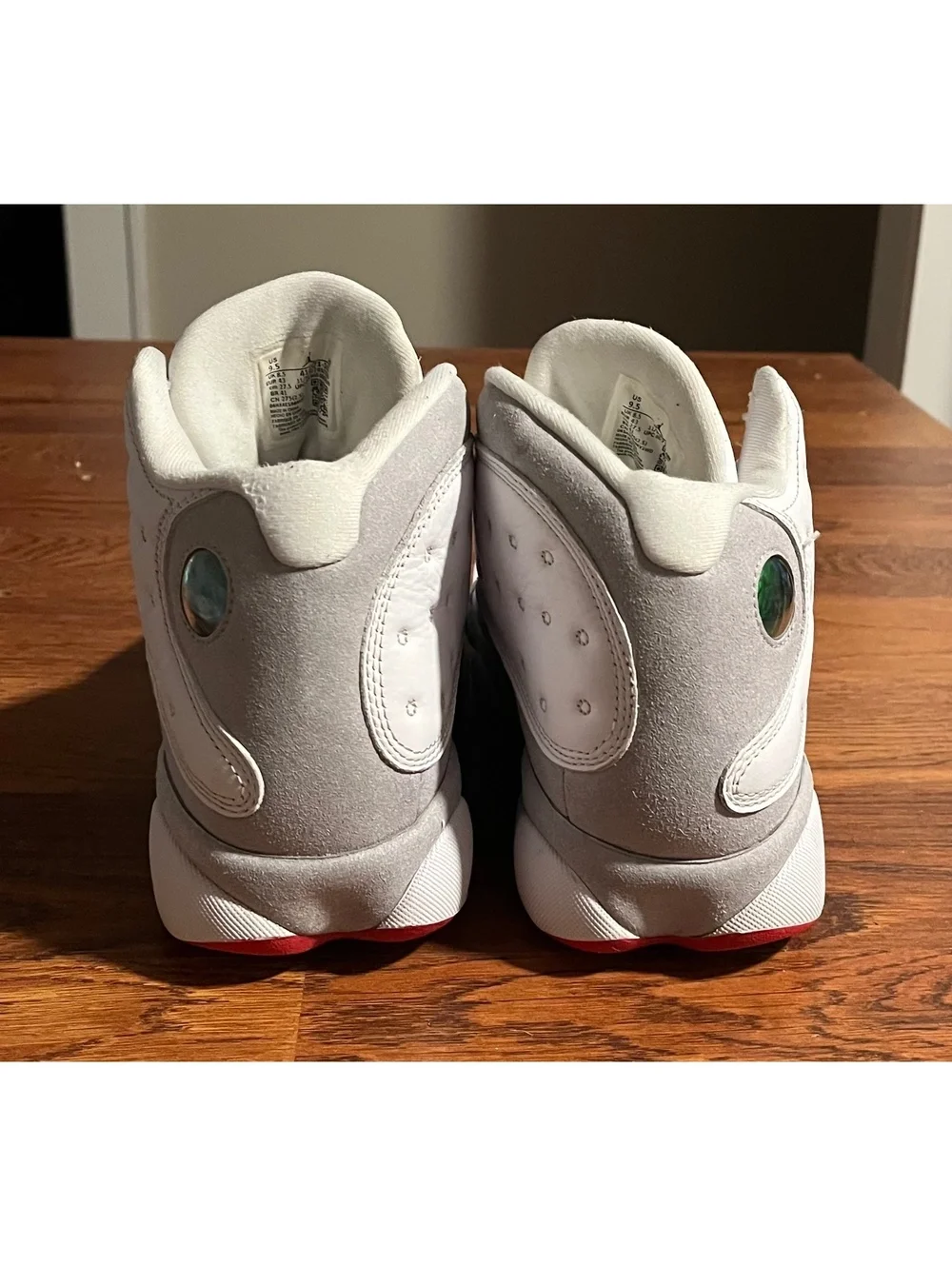 Jordan 13 Retro Wolf Grey Sneakers Size 9.5